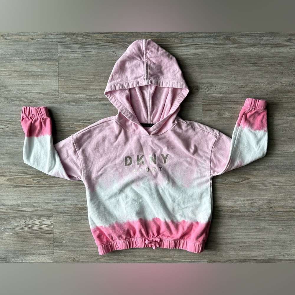 DKNY Sport Girls Pink Hoodie 4T